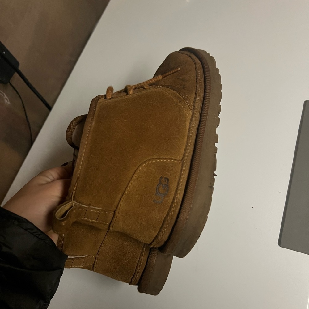 UGG Neumels Tan Suede Ankle Boots